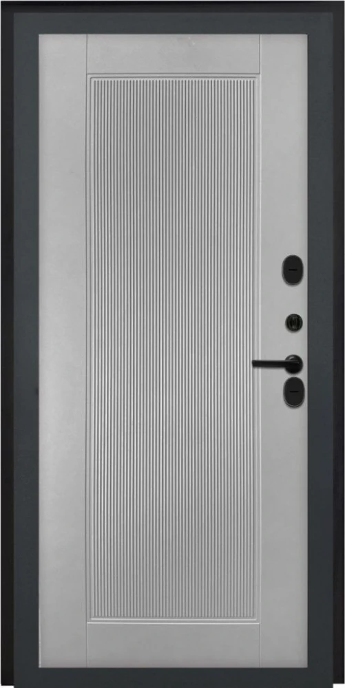 Входная дверь ДвериПРО L-43 ПВХ 10мм Астрод Velutto Grigio DPRO200385 внутренняя сторона