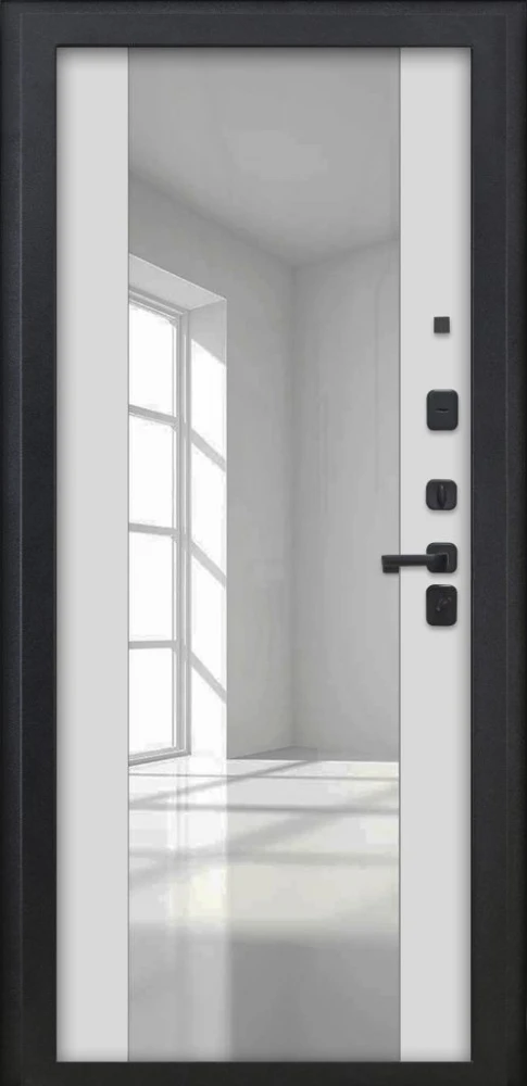 Входная дверь ДвериПРО Л-3б ФЛЗ -1 Белый матовый DPRO228003 внутренняя сторона