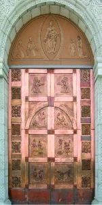 Дверь с фотопечатью Винтаж Д3 иконы