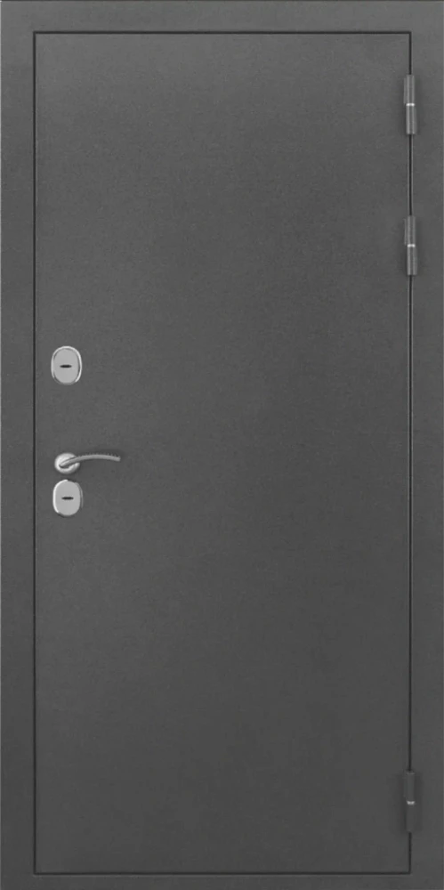 Входная дверь ДвериПРО L-Термо серебро фл-608 винорит white DPRO204568 внешняя сторона